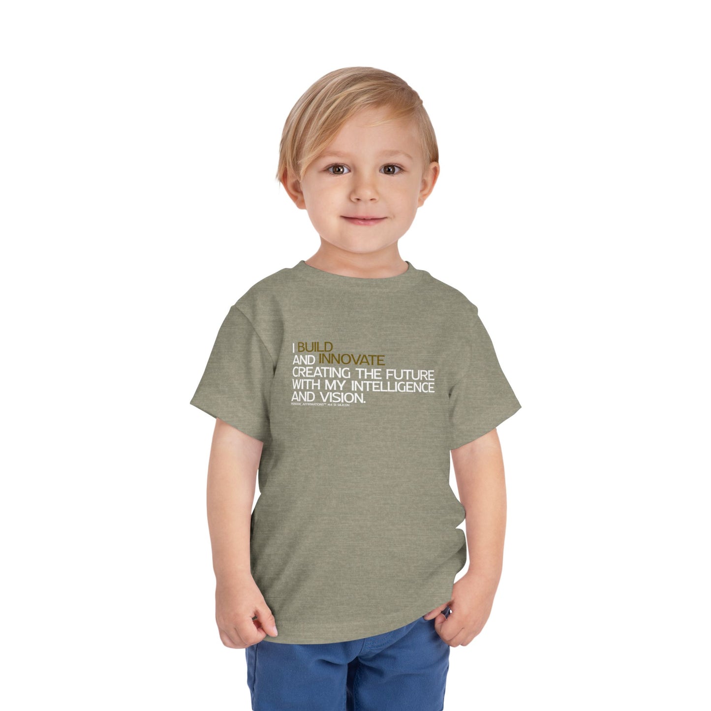 Periodic Affirmations™ Toddler T-Shirt (V2) Element 14 Si Silicon
