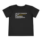 Periodic Affirmations™ Toddler T-Shirt (V2) Element 6 C Carbon