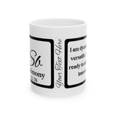 51 Sb Antimony Affirmation Mug