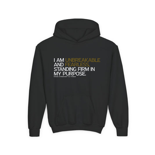 Periodic Affirmations™ Youth Hoodie (V2) Element 22 Ti Titanium