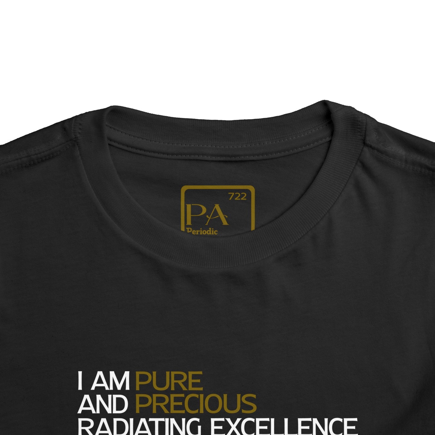 Periodic Affirmations™ Toddler T-Shirt (V2) Element 78 Pt Platinum