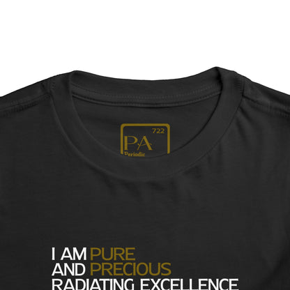 Periodic Affirmations™ Toddler T-Shirt (V2) Element 78 Pt Platinum