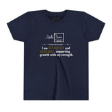 62 Sm Samarium Affirmation Youth Autism Awareness T-Shirt
