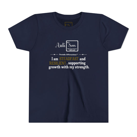 Samarium (Sm) Youth Autism Awareness T-Shirt