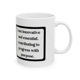 95 Am Americum Affirmation Mug