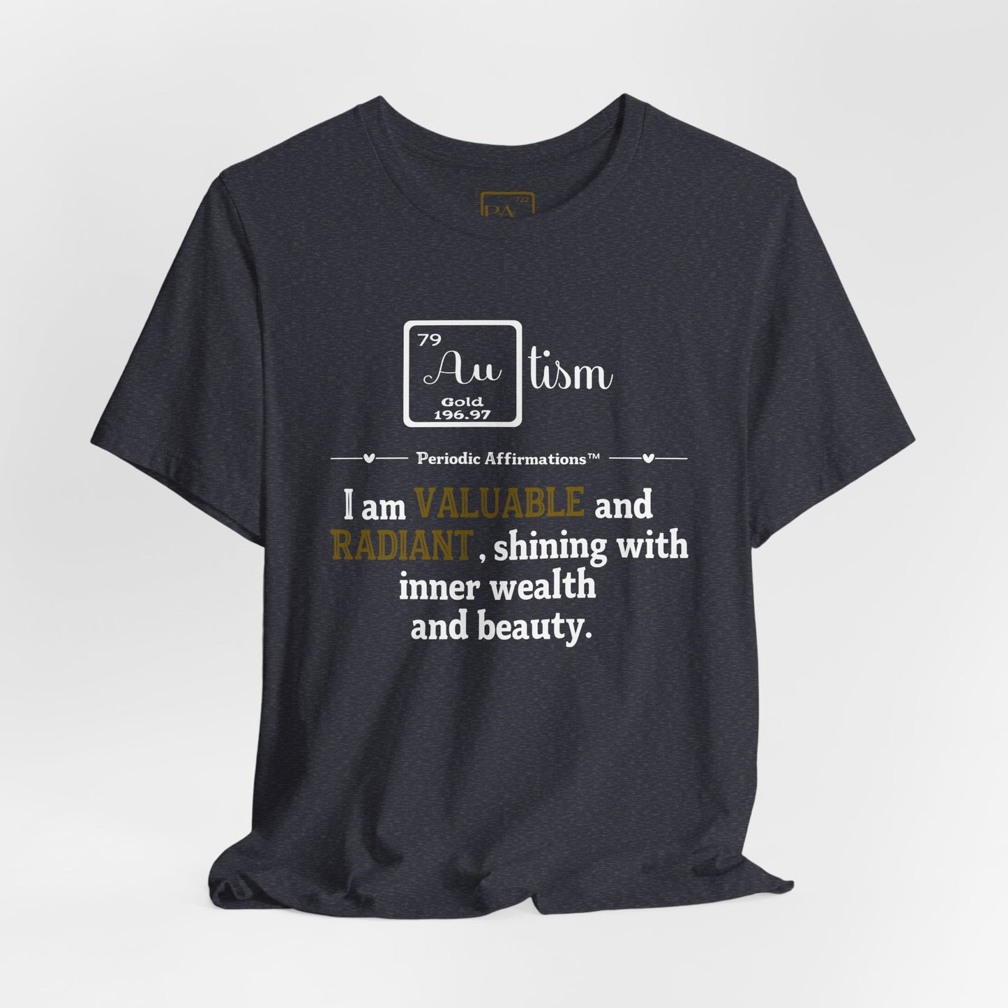 Gold (Au) Autism Awareness T-Shirt