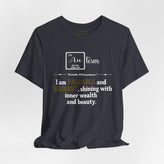 79 Au Gold Affirmation Autism Awareness T-Shirt