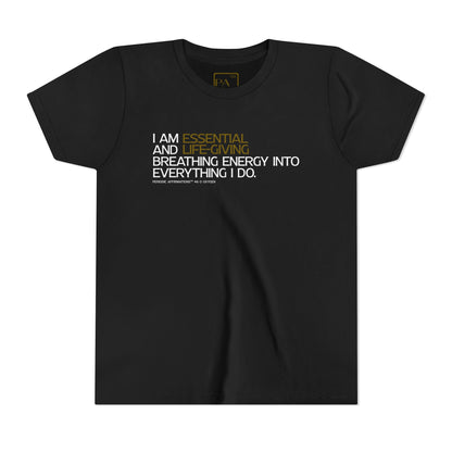 Periodic Affirmations™ Youth T-Shirt (V2) Element 8 O Oxygen