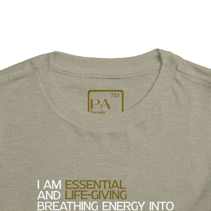 Periodic Affirmations™ Toddler T-Shirt (V2) Element 8 O Oxygen