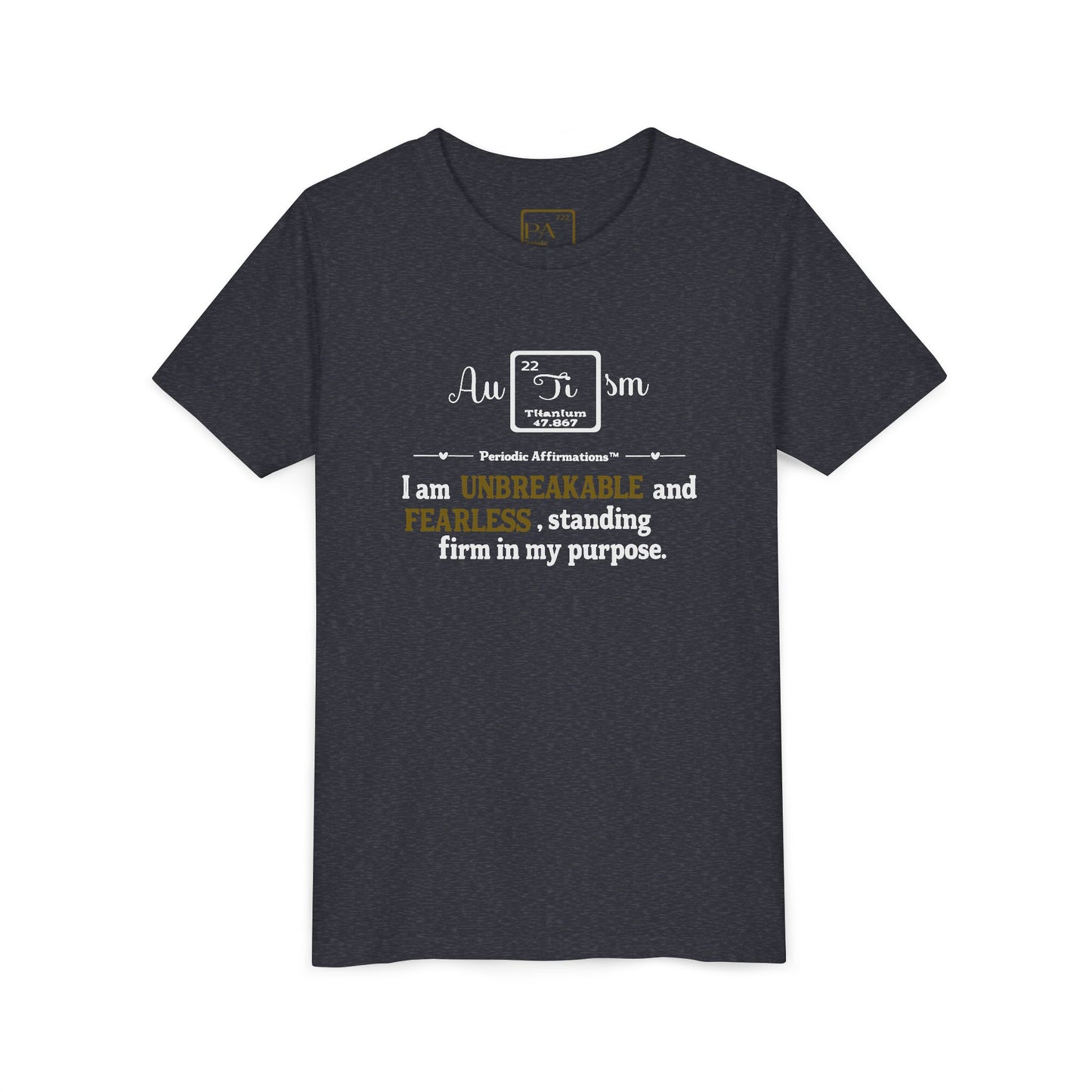 Titanium (Ti) Youth Autism Awareness T-Shirt