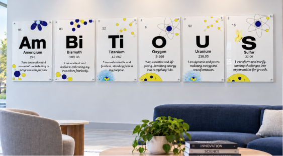The periodic table, rewritten in affirmations.