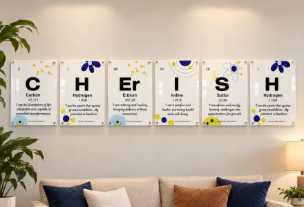 Cherish Brand Word affirmation wall decor