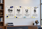 Genius Brand Word affirmation wall decor