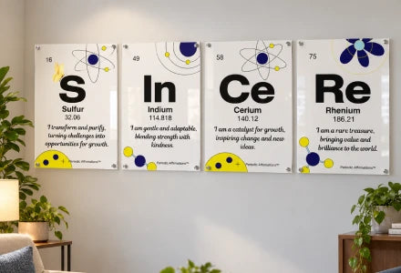 Sincere Brand Word affirmation wall decor